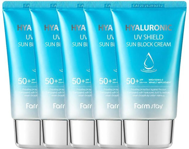 Farmstay Hyaluronic UV Shield Sonnencreme, LSF 50+, 50 g, Hyaluronsäure - Bild 1