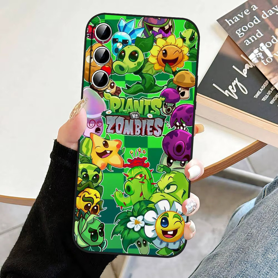 Plants Vs. Zombies Soft Cover Handyhülle für Samsung Galaxy S21 S22 S23 S24 S25 S26 Ultra FE Plus 5G A52S in Multicolour - Bild 3