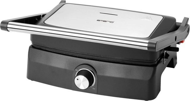 Emerio Multigrill CG-130861 in Silber, B/H/L: 13 x 26,8 x 26,8 cm - Bild 1