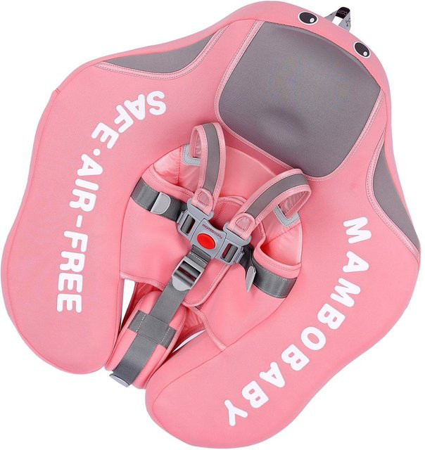 Igeteck Baby-Schwimmring für Kleinkinder, liegend, rosa - Bild 1