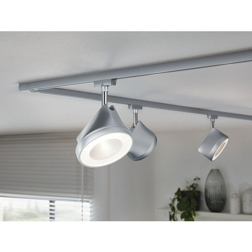 Paulmann URail Arena LED Schienensystem-Leuchte, Chrom, dimmbar, B/T/H: 12,3 x 12,3 x 19,1 cm - Bild 2