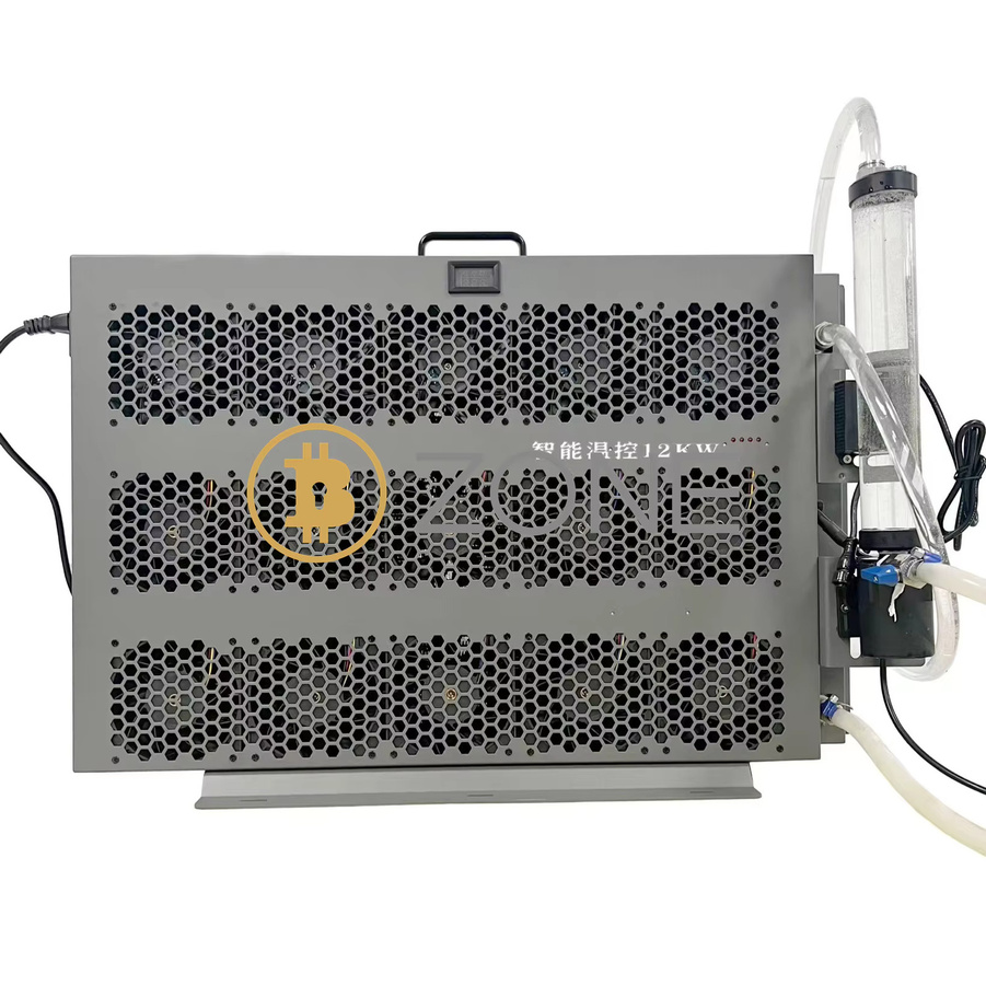 Bitsoloplayer 12 kW wassergekühltes System-Kühler-Set für Antminer Whatsminer S19 S21 M63 M53 Hydro ASIC Miner in Grau - Bild 2