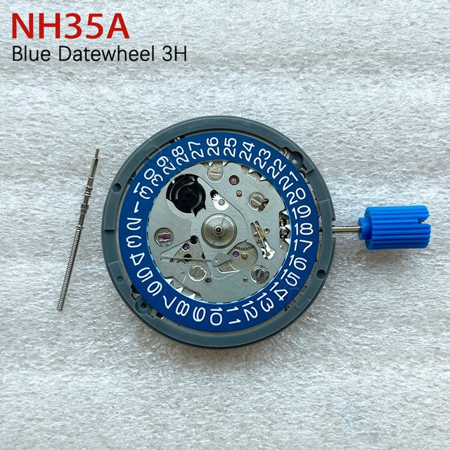 NH35A-Uhrwerk, Japanisch, Silber, Unisex - Bild 1