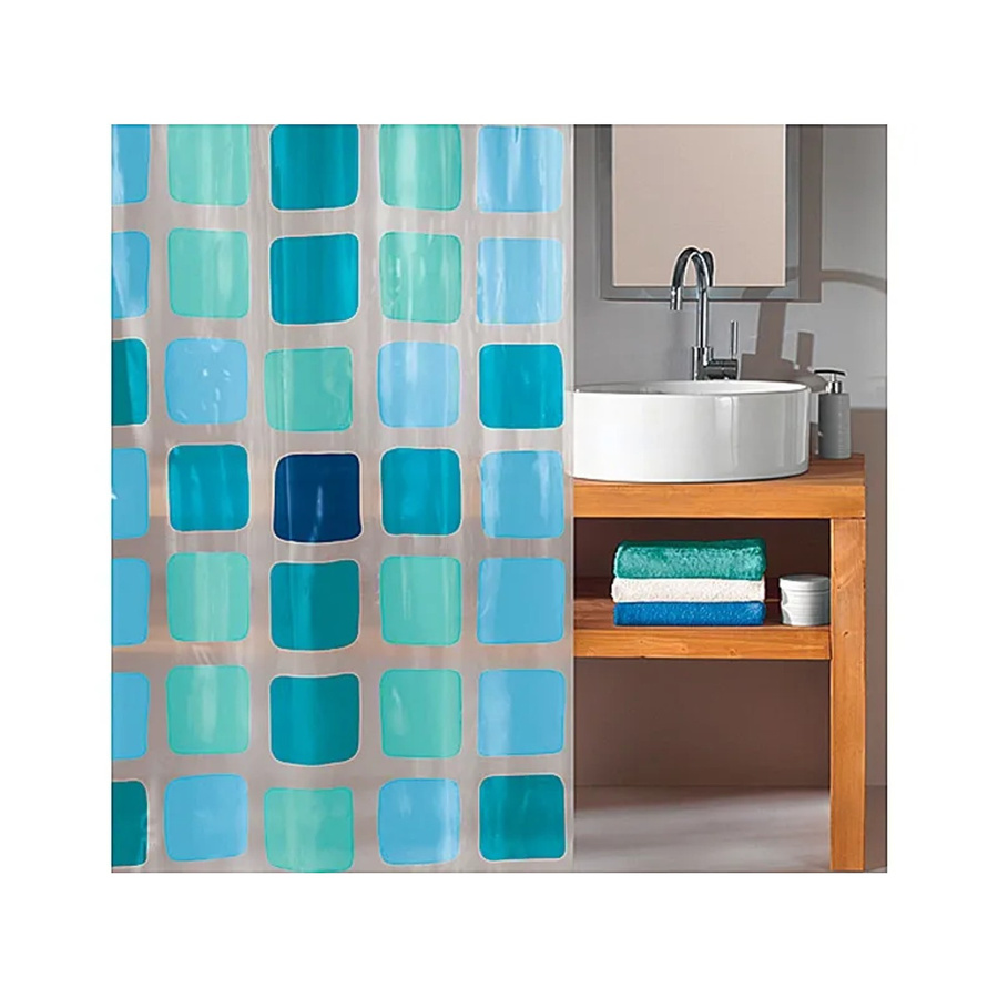 Kleine Wolke Duschvorhang Sonny blau wasserdicht B/H: 180 x 200 cm - Bild 2