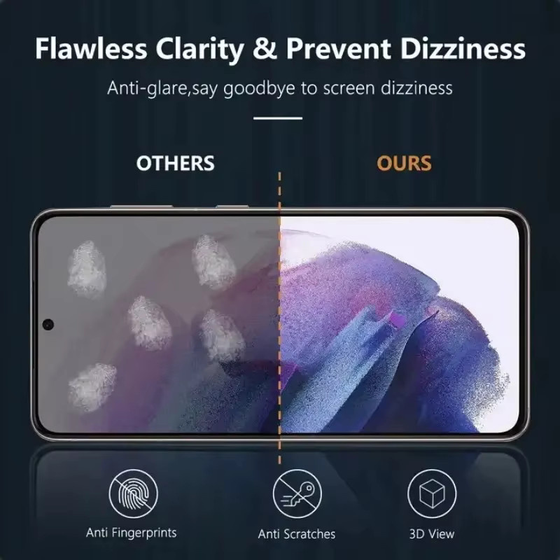 3er-Pack Displayschutzfolie aus gehärtetem Glas für Samsung Galaxy A05 A05S A15 A25 4G 5G A04 A04S A04E A24 A34 A54, transparent - Bild 2