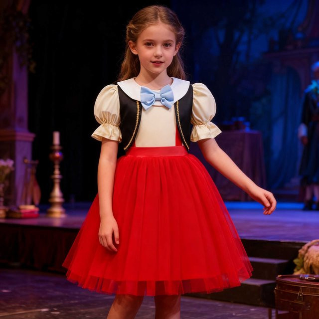 keaiyouhuo Puppenkleid Mädchen, Märchenfigur Outfit, ab 3 Jahre - Bild 1