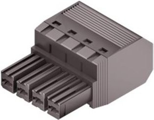 Weidmüller Buchsengehäuse-Kabel 6-polig in Grau mit 7,62 mm Rastermaß, 30 Stück - Bild 1