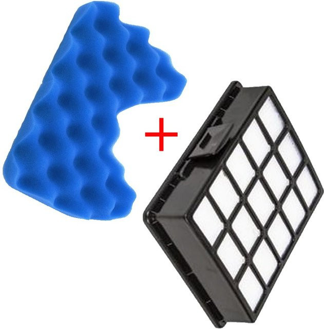 HEPA-Schwammfilter in Blau passend für Samsung Staubsauger DJ97-00492A SC6570 SC6520 SC6590 SC6530 SC6560 SC6580 SC68 - Bild 1