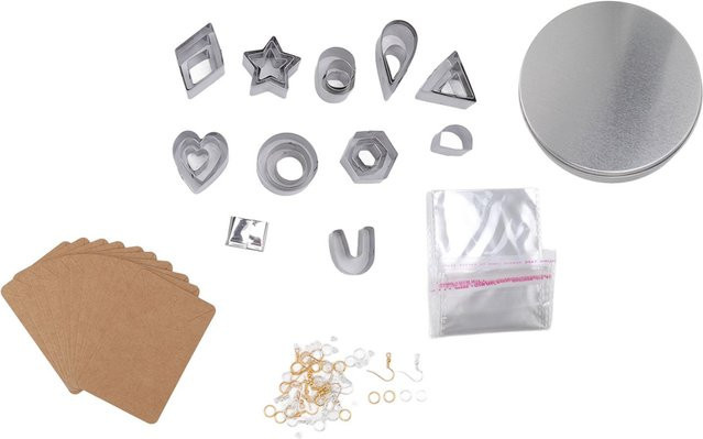 Igeteck 127 Stück Polymer Clay Ausstecher Set aus Edelstahl in Grau und Silber für DIY Handwerk und Ohrringe - Bild 1