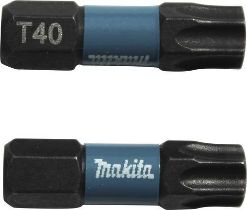 Makita TX-Bit TX40 in Schwarz aus Edelstahl, 2 Stück - Bild 1