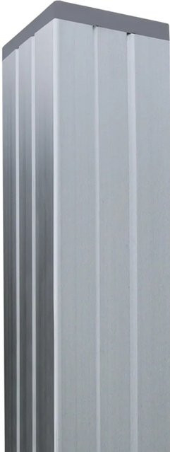 T & J Aluminium-Pfosten Gotland/Tjörn Serie Silber B/T/H: 6,8 x 6,8 x 180 cm - Bild 1