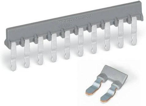 WAGO Einlegebrücke 231-905 in Grau, 100 Stück - Bild 1