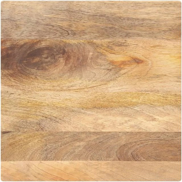 vidaXL Tischplatte aus Massivholz Mango in Braun, Quadratisch, B/T: 40 x 40 cm, Höhe: 2,5 cm - Bild 1