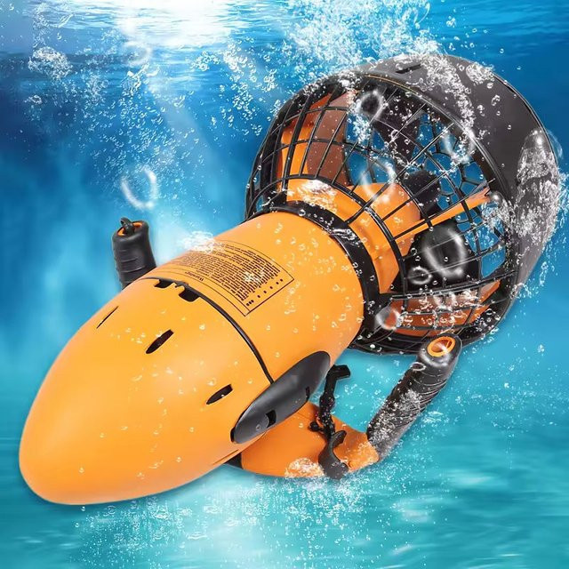 SHUKEDA Professioneller Unterwasser-Scooter mit 300W Leistung und Sicherheitsverriegelung für Tauchen und Schnorcheln bis 30m Tiefe - Bild 1