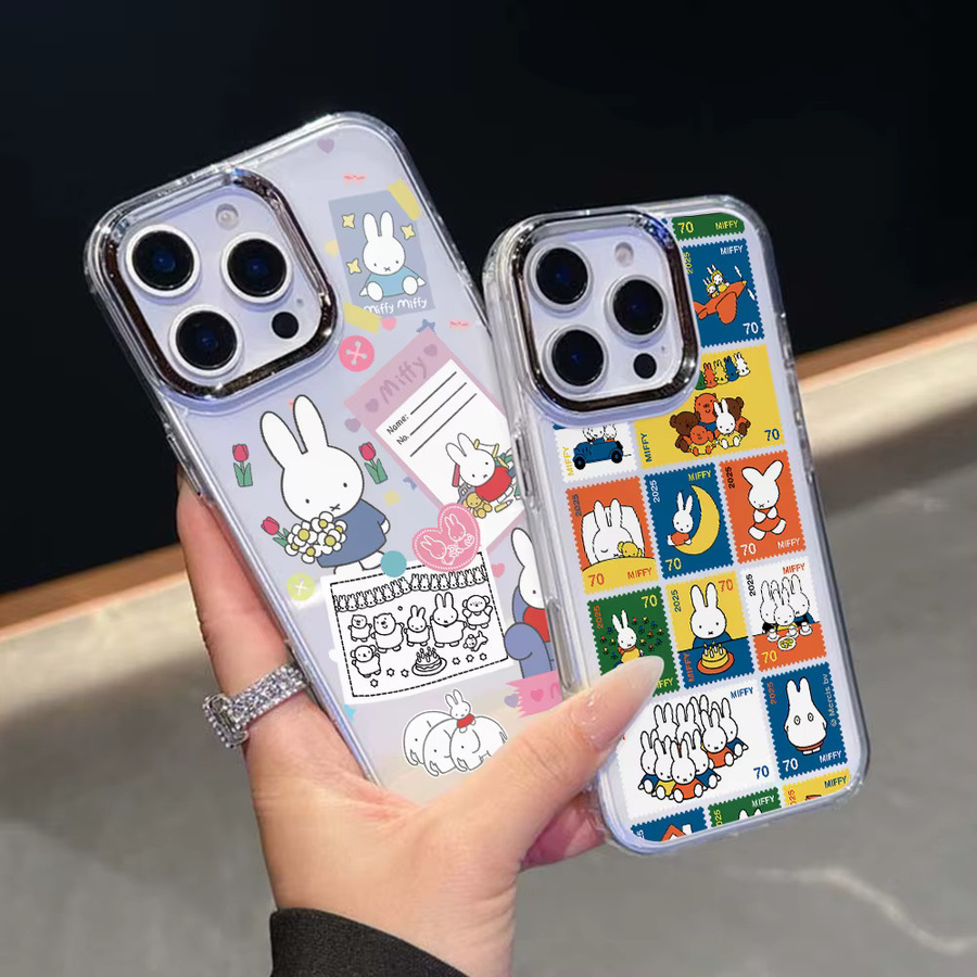 Miffy Handyhülle mit Cartoon Rabbit Design für Google Pixel 10 9 9a 8 8a Pro XL 5G, transparent - Bild 1