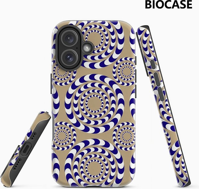 Hypnotic Circle Magnetische Handyhülle für iPhone 17 16 15 14 13 Pro Max Plus in Multicolour – Robuste Einzel- und Doppelschicht-Schutzhülle - Bild 1