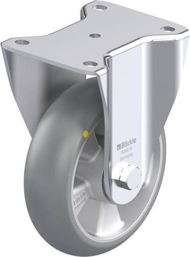 Blickle Stahlblech-Bockrolle BH-ALTH 160K-AS-CO in Silber, Rad-Durchmesser: 160 mm, Tragfähigkeit: 750 kg - Bild 1