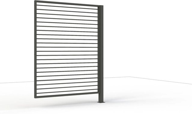 Siena Garden Sichtblende aus Aluminium in Anthrazit, B/H: 150 x 210 cm - Bild 1