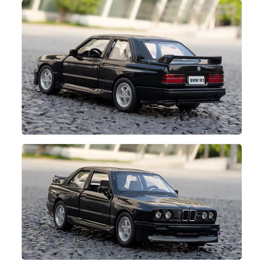 MAKEDA BMW M3 1987, Automodell, 1:36, Metall, Schwarz - Bild 3