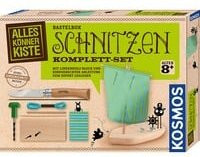 Kosmos Schnitzen Komplett-Set zum Basteln eines Segelboots aus Lindenholz für Kinder ab 8 Jahren - Bild 1