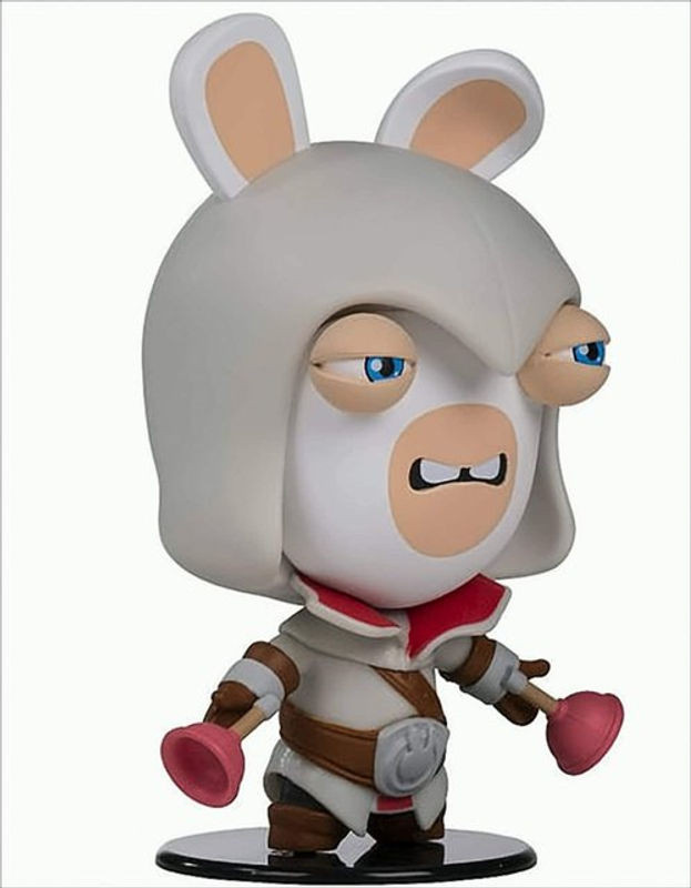 Ubisoft Heroes Collection Rabbid Ezio Figur in Weiß, Höhe: 10 cm - Bild 1