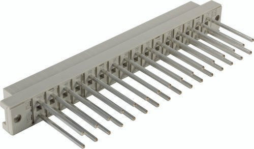 HARTING Federleiste 09042322821 aus Messing in Grau mit 2 Reihen - Bild 1