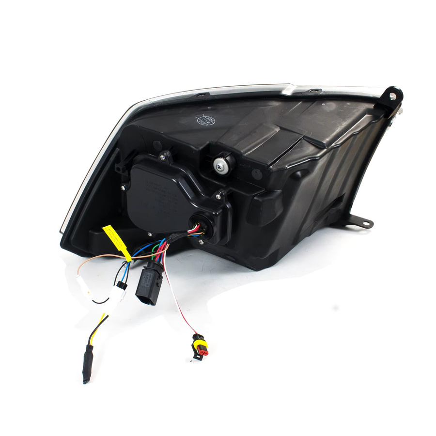 LED-Scheinwerfer für Dodge Ram 1500 2500 3500 4. Generation 2009–2018 mit Dual-Projektor, DRL und sequentieller Anzeige in Schwarz - Bild 6