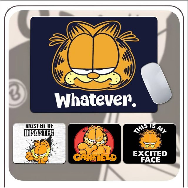 Mesuca Anime Garfield Mauspad rutschfest in Multicolour - Bild 1