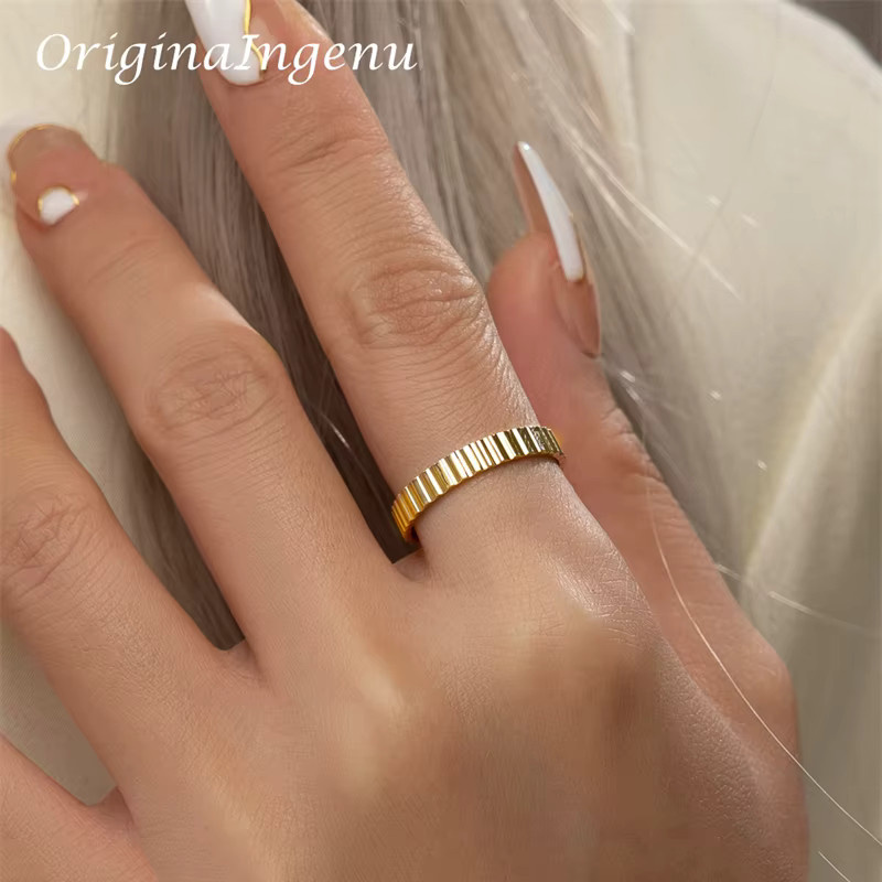 OriginaIngenu Bandring 14K Gold gefüllt, Unisex - Bild 2