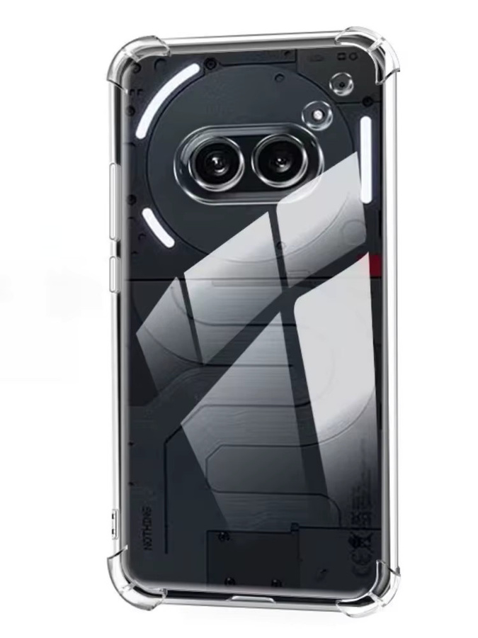 Transparente und stoßfeste TPU-Handyhülle für Nothing Phone 3a PRO, Phone 3a, Phone 2a und Phone 2 in Clear - Bild 3