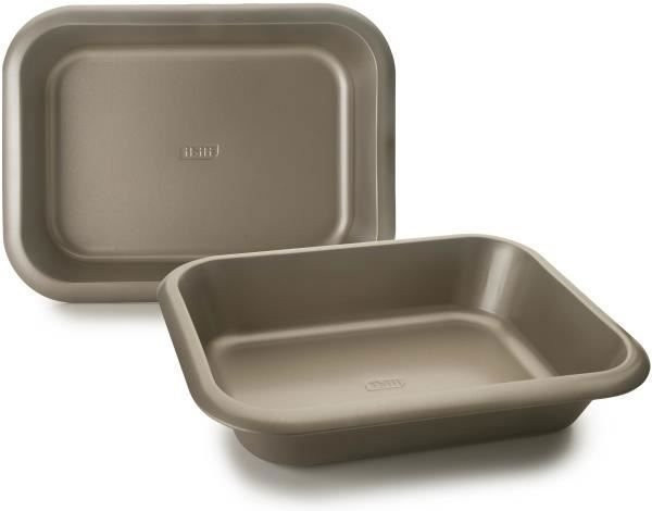 IBILI Golden Class Bräter aus Stahl in Grau und Gold, B/T/H: 35 x 25 x 6 cm - Bild 1