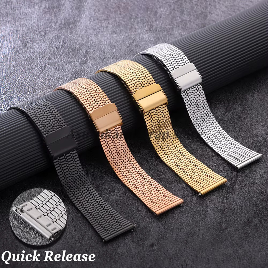 asukaband Uhrenarmband Edelstahl, Silber, Herren - Bild 3