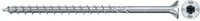 Fischer PowerFast II Holz- und Spanplattenschraube mit Senkkopf und Torx-Antrieb, Durchmesser: 6,0 mm, Länge: 100 mm, verzinkt, 100 Stück - Bild 1