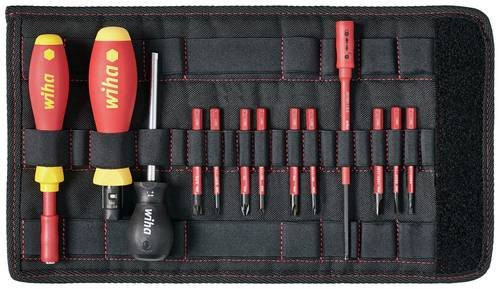 Wiha TorqueVario-S electric Drehmoment-Schraubendreher-Set 14-teilig, isoliert, 0,8 - 5,0 Nm, rot-gelb - Bild 1