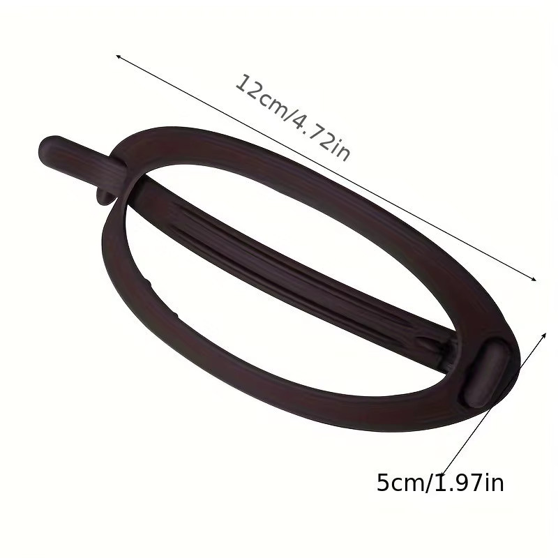 Haarspange Ellipsen-Design, 2 Stück, Damen - Bild 3