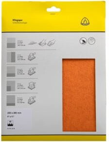 Klingspor Schleifpapier PL31 für Holz, Farbe und Metall, Körnung 40, 5 Stück, B: 23,0 cm x H: 28,0 cm - Bild 1