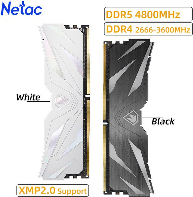 Netac DDR4 Arbeitsspeicher für AMD und Intel Motherboards mit XMP 2.0 und Dual Channel Unterstützung - Bild 1