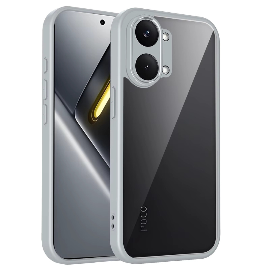 Transparente Silikon TPU Schutzhülle mit Airbag-Schutz für Xiaomi Poco X8 Pro Max und Redmi Turbo 5 Max in Blau - Bild 6