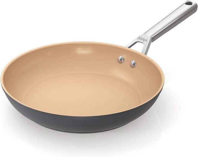 Ninja Extended Life Sauteuse CW90026DE aus Keramik in Grau und Beige, Durchmesser: 26 cm - Bild 1