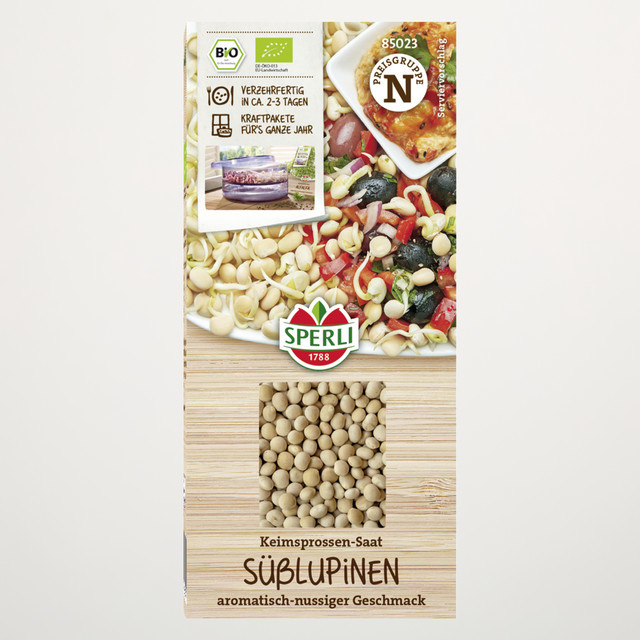 Sperli Süßlupine Keimsprossen-Saat BIO 200g - Bild 1