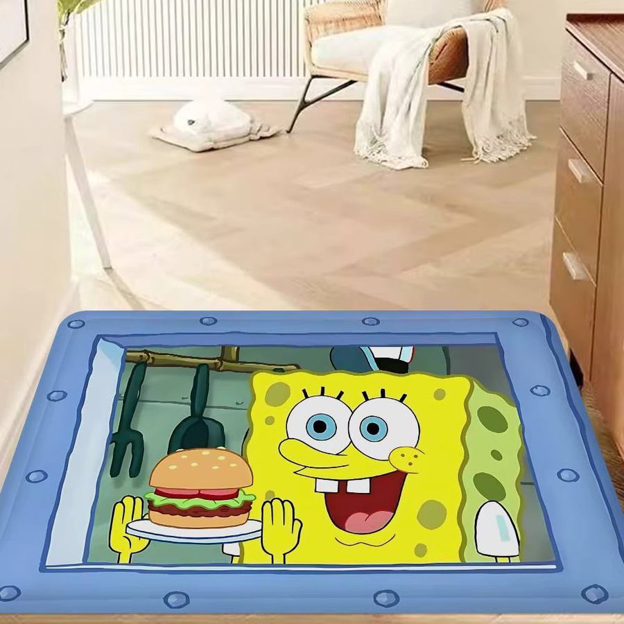 Rutschfeste Küchenmatte mit Cartoon-Design von Potdemiel in Mehrfarbig für Kinderzimmer, Schlafzimmer oder Wohnzimmer - Bild 3