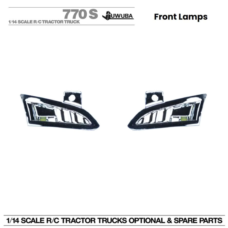 Tamiya 770S LED-Tagfahrlichter Frontscheinwerfer-Upgrade, 1:14, Zubehör - Bild 2