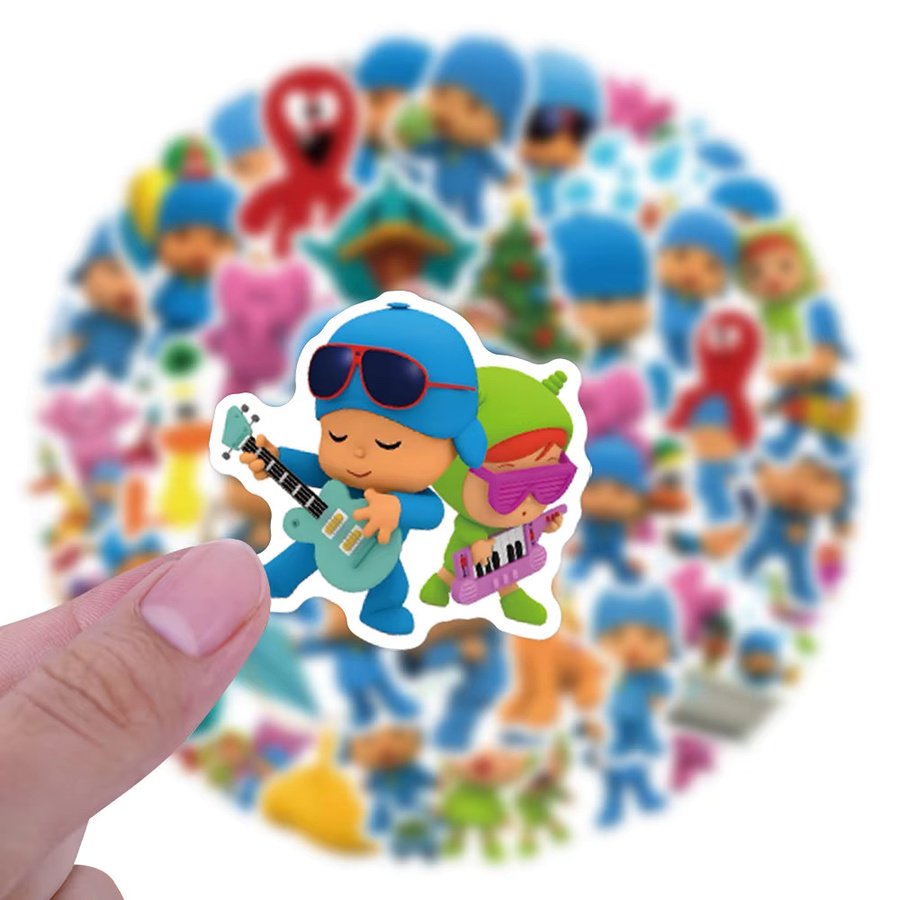 Bandai Pocoyo Aufkleber, 55-teiliges Set - Bild 2