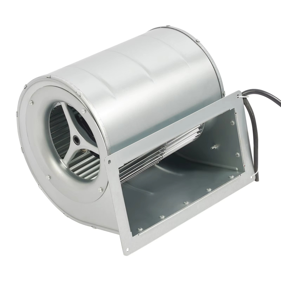 Bymaocar Zentrifugalgebläse 150W mit 1300 U/min, hocheffizienter Radialventilator mit Doppelinlass aus verzinktem Metall in Silber für Schrankkühlung und Gerätebelüftung - Bild 4
