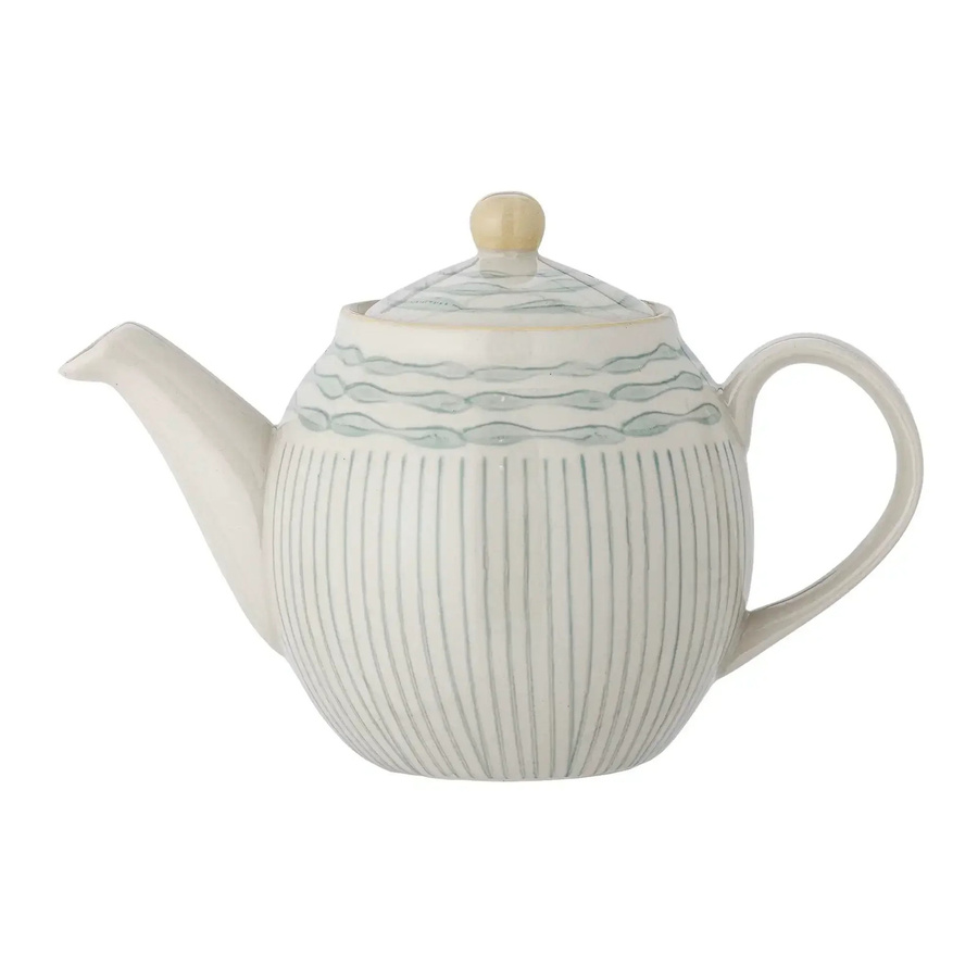 Bloomingville Teekanne aus Keramik in Grün Maple, 900 ml - Bild 1