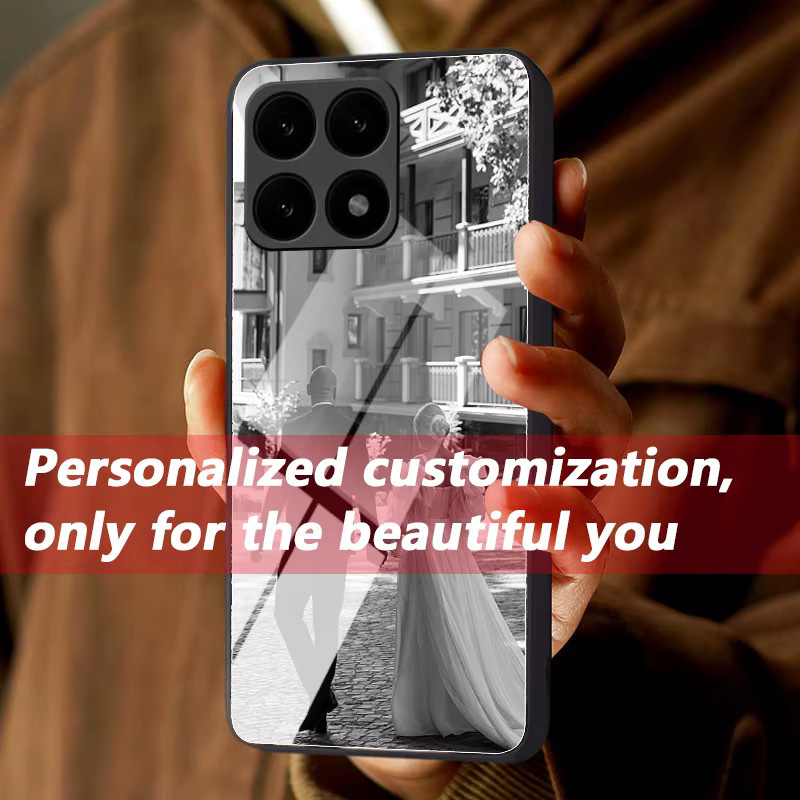 Personalisierte Fotospiegel Handyhülle für Honor X9 X8 X7 X6 X5 4G 5G in Schwarz und Multicolour - Bild 3
