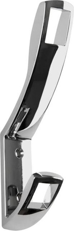 SOTECH Garderobenhaken PETI aus Metall in Chrom Poliert, B/T/H: 15,1 x 2,4 x 7,1 cm