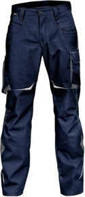 Kübler Bundhose Pulsschlag 2424 in Dunkelblau/Anthrazit mit reflektierenden Elementen und Cordura-Material, Größe 66 - Bild 1