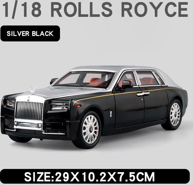 Rolls Royce Phantom Metallmodellauto, 1:18, mit Sound & Licht, ab 14 Jahren - Bild 1
