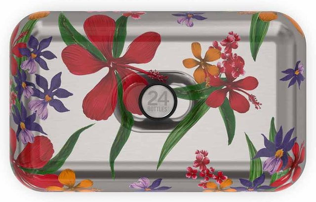 24Bottles Lunch box Amnesia aus Edelstahl mit Trennfächern, mikrowellengeeignet und auslaufsicher, Multicolour - Bild 1